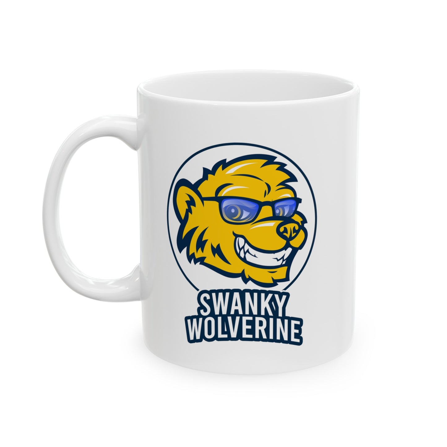 Swanky Ceramic Mug, (11oz, 15oz)