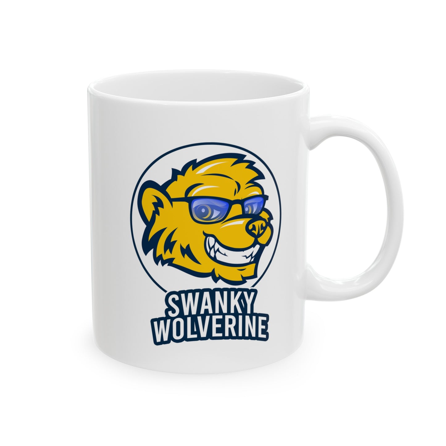 Swanky Ceramic Mug, (11oz, 15oz)