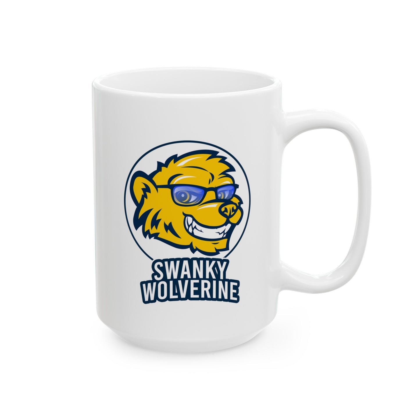 Swanky Ceramic Mug, (11oz, 15oz)