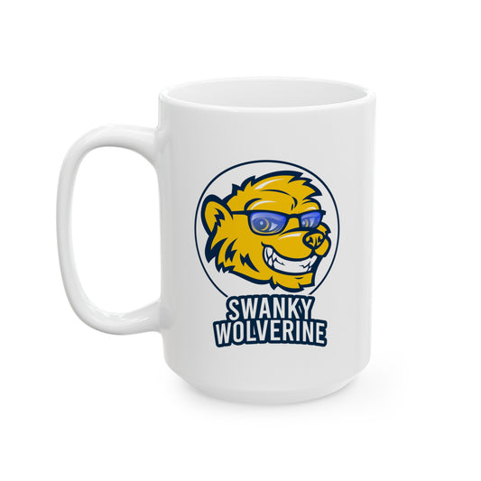 Swanky Ceramic Mug, (11oz, 15oz)