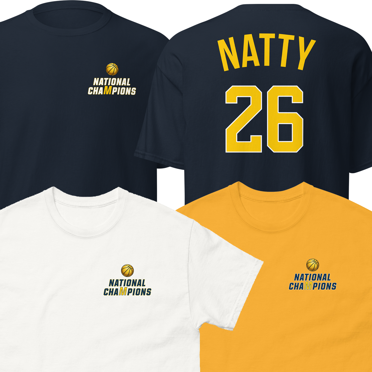26 Front/Back Basketball Tee With Number